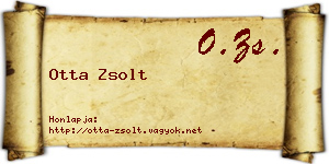 Otta Zsolt névjegykártya